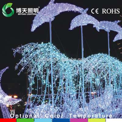 Customizable Decorative Outdoor 3D Christmas LED Motif Light