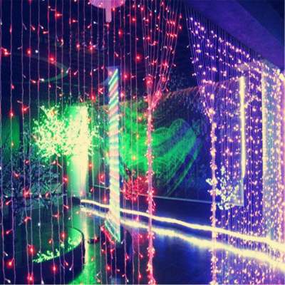 Led waterfall curtain light drop string light for decoration